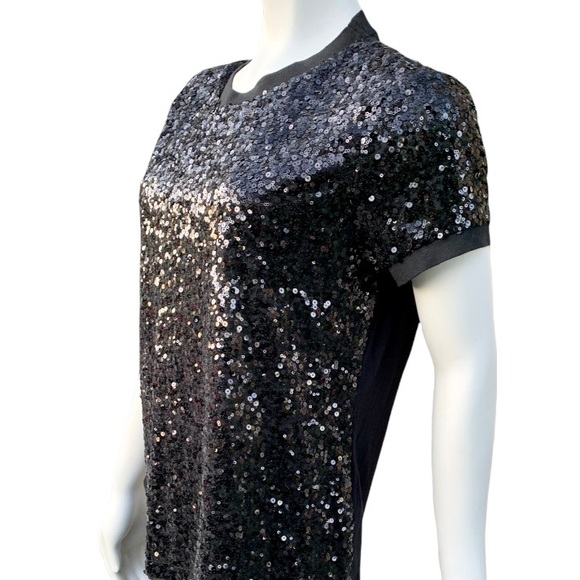 Guess black sequin top. - Picture 2 of 4